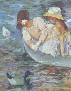 Mary Cassatt Summertime painting